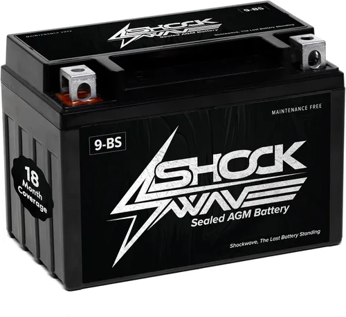 Vista 7 de SHOCKWAVE Batería AGM YTX5L-BS 12V 4AH 70CCA – Energía libre de mantenimiento – Compatible con Honda CRF50, Yamaha TTR110, Kawasaki KLX110, TaoTao