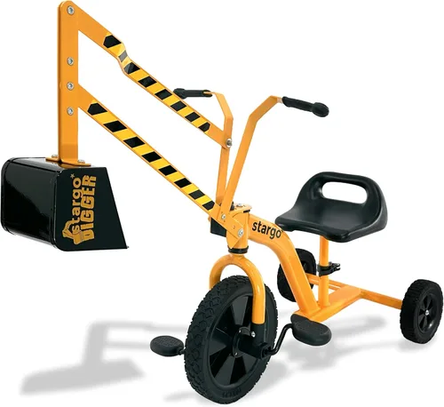 Vista 8 de Stargo Excavadora de Juguete para Niños Cavadora de Arena con Ruedas, Juguetes Cavadora de Caja de Arena de Acero para Niños, Juguetes de Arena