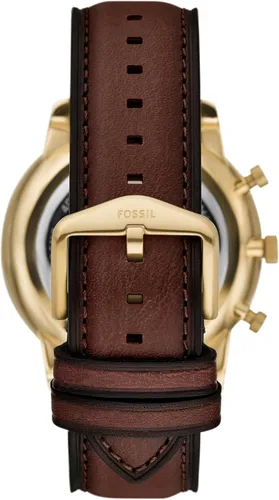 Vista 2 de Fossil Neutra Quartz Reloj cronógrafo de acero inoxidable y cuero para hombre
