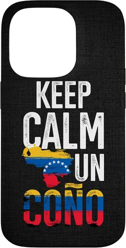 Vista 17 de Funda para iPhone 17 con diseño de bandera de Venezuela Pride Venezuela Girl Boy Flag Keep Calm Un Cono
