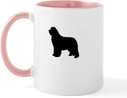 Vista 28 de CafePress Newfoundland Dog Drool Zone Taza de café de cerámica de 11 oz (11.0 fl oz)