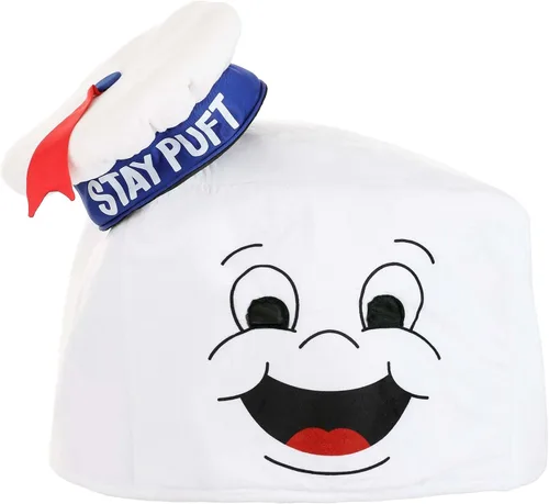 Vista 3 de Máscara de sombrero reversible Stay Puft para adultos color azul ST Azul
