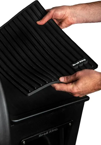 Vista 5 de Broil King 60007 - Alfombrilla de silicona para estante lateral, diseño magnético, color negro