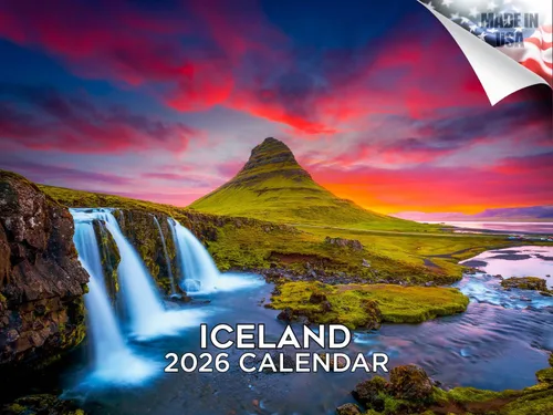 Vista 664 de Calendario de grises africanos 2025 2026 – Planificador mensual de pared de aves africanas – 12 x 18 pulgadas (abierto), calendario de pared
