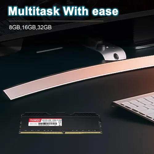 Vista 7 de DDR4 RAM 32GB 3200MHz Módulo de memoria de escritorio PC4-25600 UDIMM sin ECC sin búfer 1.35V 288 pines CL16 para computadora de escritorio