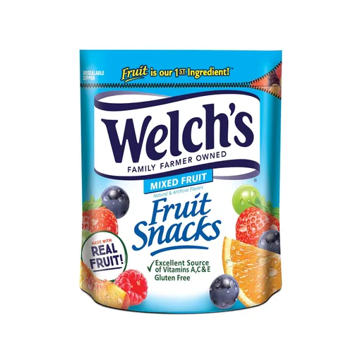 Vista 2 de Welch's Snacks de Fruta, Bayas y Cerezas, Perfectos para Compartir, Bolsa a Granel, 8 oz (Paquete de 1)