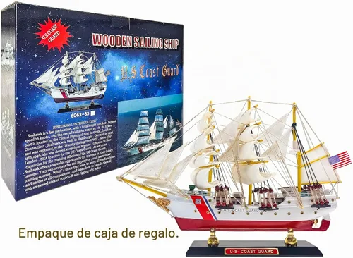Vista 3 de SAILINGSTORY - Modelo de madera de barco de la Guardia Costera