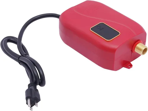 Vista 3 de Mini calentador de agua, calentador de agua caliente sin tanque eléctrico instantáneo de 110 V, calentador de agua caliente eléctrico para cocina
