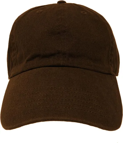 Vista 3 de Gorra de béisbol de 100% algodón, clásica, lisa, de perfil bajo, con hebilla ajustable