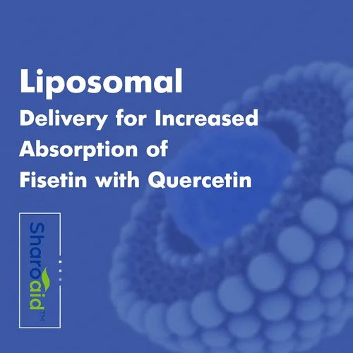 Vista 5 de Fisetina liposomal con quercetina suplementos de 1200 mg por porción, polifenoles de alta absorción antioxidantes para mujeres, hombres, sin OMG