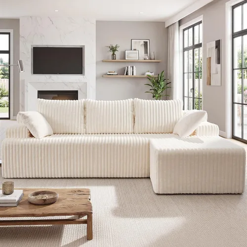 Vista 17 de Fond&Found - Sofá modular modular no requiere montaje, sofá modular de gran tamaño para sala de estar y oficina