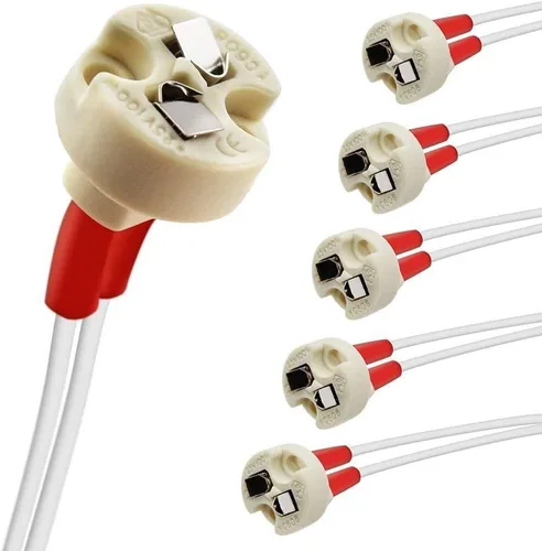 Vista 6 de Mini soporte bi-pin MR16 para bombillas con base GU5.3, G4, MR11, MR16