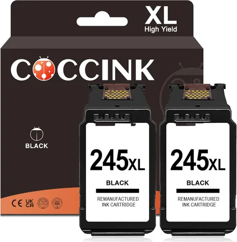 Vista 8 de COCCINK 245XL Cartucho de tinta para Canon 245XL tinta negra para Canon Pixma MX490 MX492 MG2522 MG2520 MG 2525 TS202 TS302 TS3322 TS3122 TR4520 1