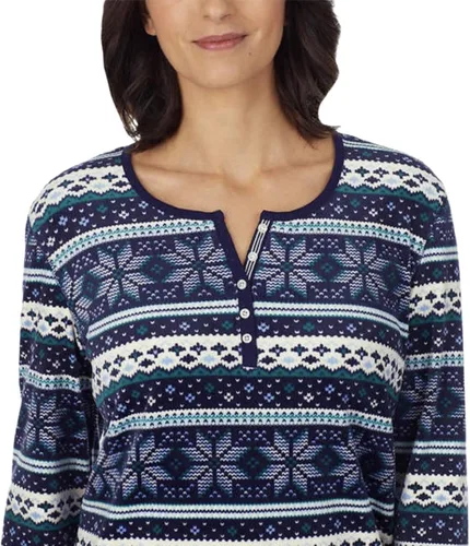 Vista 2 de Nautica - Pijama de forro polar para mujer 2 piezas