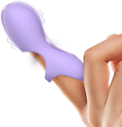 Vista 8 de Vibrador intenso de dedos para parejas, potente juguete de estimulación sexual para mujeres con sensación de pezón y clítoris, herramientas