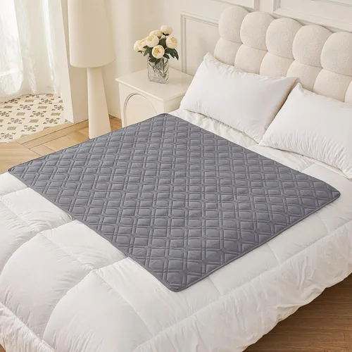 Vista 55 de Smiry Funda Impermeable para Cama de Perro Manta para Mascotas, Manta Suave y Lavable para Perros para Muebles Cama Sofá Sofá Reversible, a Cuadros