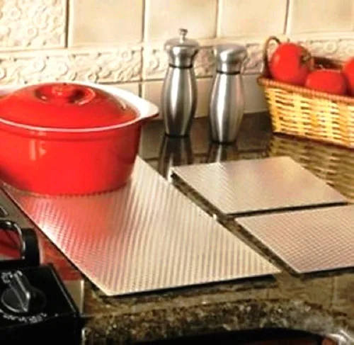 Vista 3 de Protector de encimera resistente al calor trivets para ollas y sartenes calientes, almohadillas térmicas aisladas antideslizantes para encimera