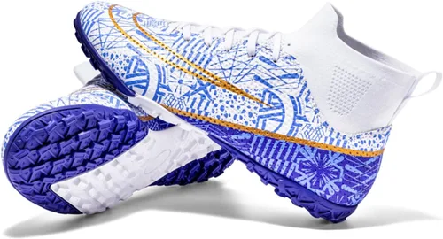 Vista 5 de HaloTeam Zapatos de fútbol para hombre, botas de fútbol para hombre, botas de fútbol de césped para entrenamiento profesional al aire libre