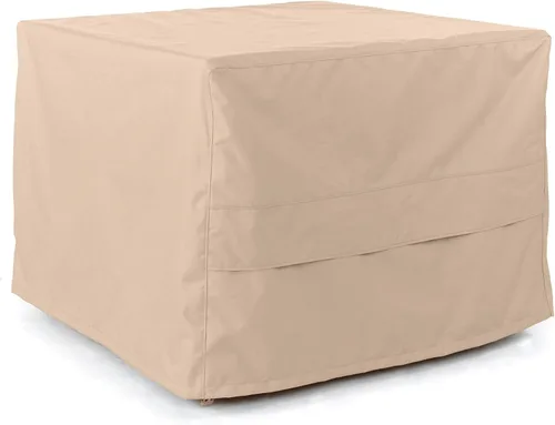 Vista 10 de Covermates Funda otomana cuadrada, de poliéster resistente, resistente a la intemperie, dobladillo con cordón, fundas para asientos y sillas, 26