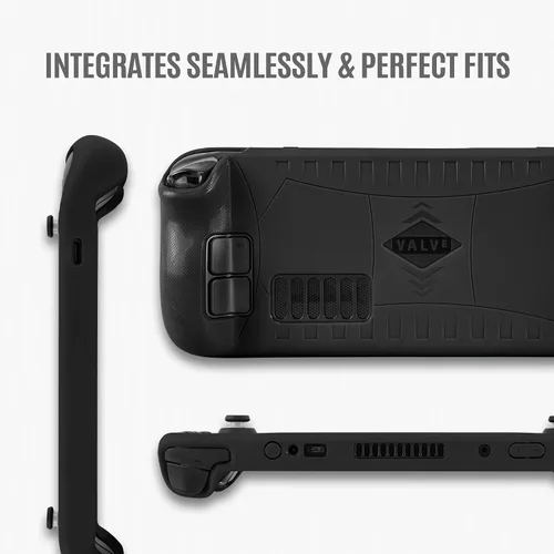 Vista 6 de Park Sung Protective Case for Steam DeckPrecise Cutouts Perfect FitsAnti-Collision and Shock Absorption Black