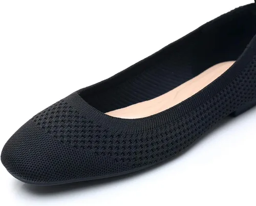 Vista 5 de VenusCelia Zapato plano de punto flexible para mujer
