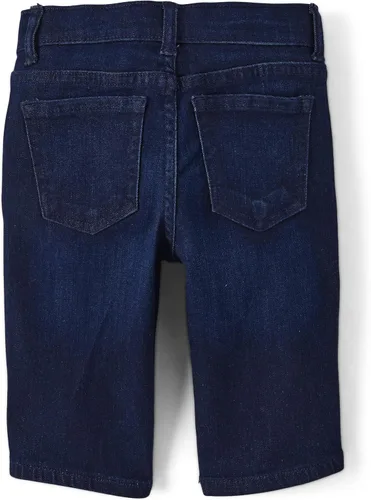 Vista 3 de The Children's Place Girls' Denim Skimmer Shorts 2 Pack