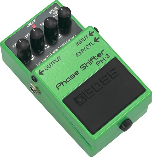 Vista 2 de BOSS PH-3 Phase Shifter Pedal de Guitarra (PH-3), Verde, mediano