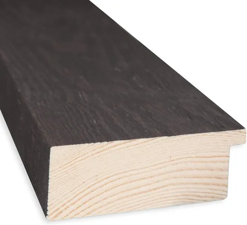 Vista 2 de Amanti Art Espejo personalizado, espejo de baño negro puente, espejo de pared o espejo de tocador de baño sobre el fregadero (26 x 26 pulgadas)