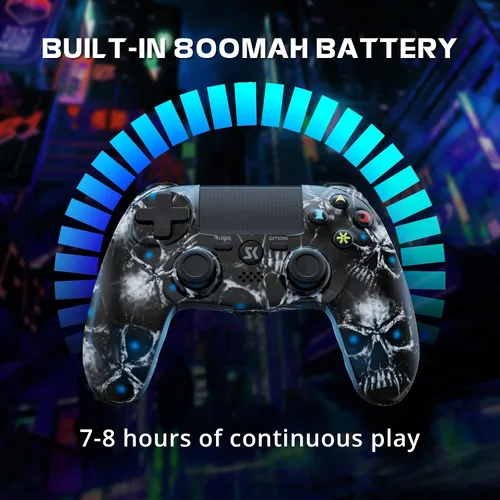Vista 4 de Wireless Controller for PS4, Controller for Sony PlayStation 4, Double Shock 6-Axis Motion Sensor, Sensitive Touch Pad, Built-in Speaker & Stereo