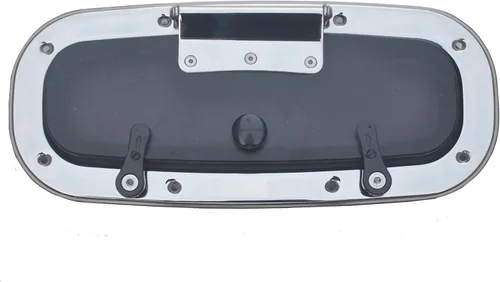 Vista 2 de Ojo de buey para barco/escotilla portlight/ventana - Apertura rectangular de acero inoxidable para barco/yate/náutico/RV