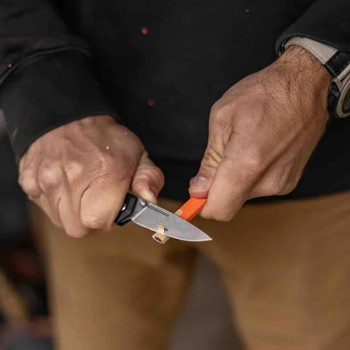 Vista 9 de Gerber Gear Zilch - Cuchillo plegable de hoja de borde liso de 3.1 pulgadas, equipo y equipo EDC, color marrón coyote