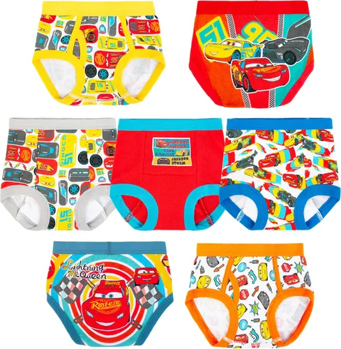 Vista 6 de Disney niños Pixar Cars pantalones de entrenamiento para orinal y kit de iniciación con pegatinas y tabla de seguimiento Tallas 18m, 2T, 3T, 4T