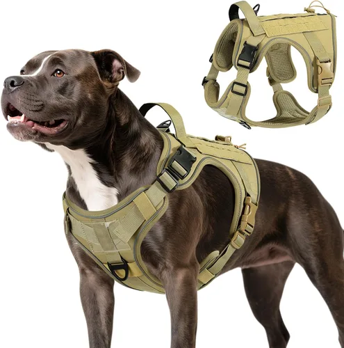 Vista 32 de VavoPaw cinturón de seguridad para perro, arnés de coche con hebilla ajustable para perro, cinturón de seguridad de nailon para mascotas, resistente