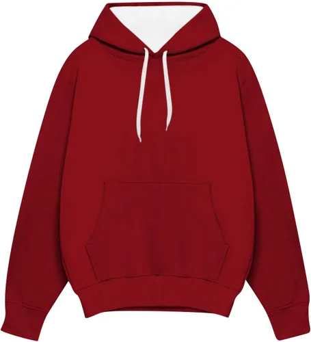 Vista 4 de WENKOMG1 Sudaderas con capucha para hombres, sudadera estampada con estampado de Lost Without Me, casual, para invierno, otoño, ropa de abrigo