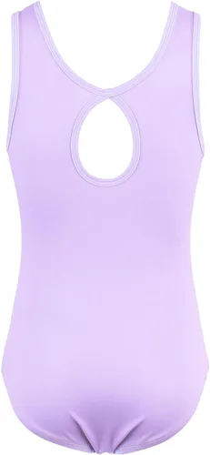 Vista 5 de JOYSTREAM Leotardos de gimnasia para niñas con pantalones cortos brillantes para bailar ballet
