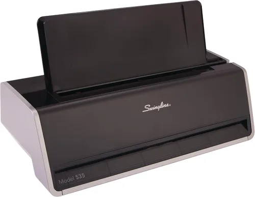 Vista 8 de Swingline, perforadora eléctrica comercial de papel, Platino