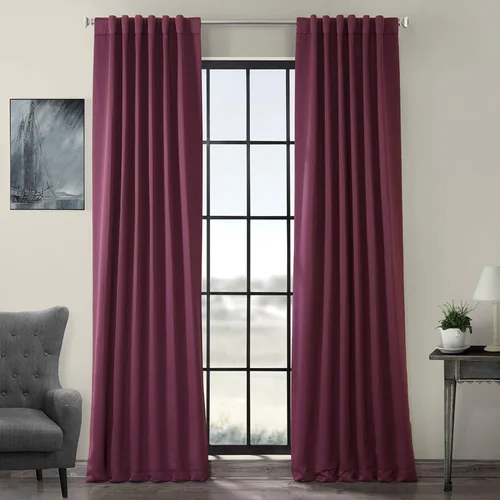 Vista 30 de HPD Half Price Drapes BOCH-171113-84, cortinas sólidas para oscurecer habitación (1 panel), 50 x 84 pulgadas, color beige alabastro