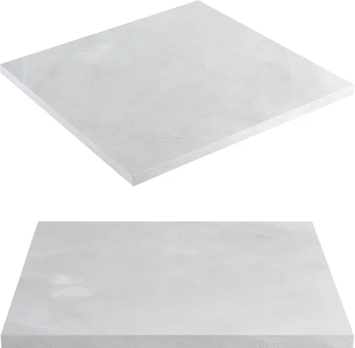 Vista 20 de Kaboon Mesa universal de 24 x 24 pulgadas, paquete de 2, solo encimera reversible de melamina, uso doméstico o comercial en interiores, 1 pulgada