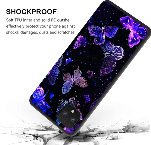 Vista 485 de Funda delgada para Google Pixel 4 XL, funda delgada de silicona de TPU suave a prueba de golpes para Google Pixel 4 XL, astronauta Galaxy