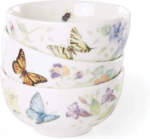 Vista 3 de Lenox 890449 Butterfly Meadow Kitchen - Juego de 3 cuencos pequeños