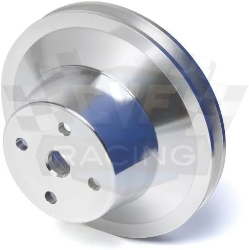 Vista 2 de Kit de polea Pontiac de aluminio Billet, 350-400, 428, 455, correa en V - solo alternador