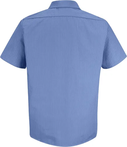 Vista 2 de Red Kap - Camisa de trabajo industrial para hombre, ajuste regular, manga corta
