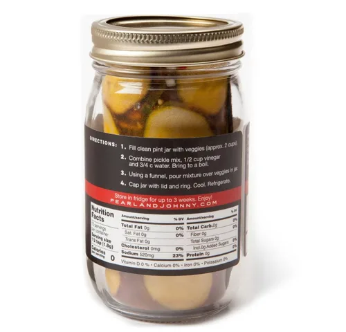 Vista 3 de Pearl and Johnny Kit de pepinillos de 10 minutos Fire & Spice