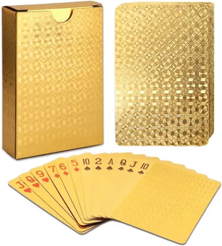 Vista 11 de Naipes de lujo 100% impermeables y flexibles, hechas de plástico, 52+2 póker
