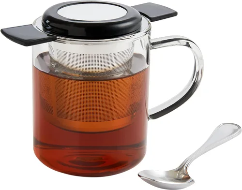 Vista 11 de HIC Kitchen Infusor de té de barril pequeño, acero inoxidable 18/8, 1.75 pulgadas, juego de 2