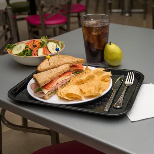 Vista 5 de Carlisle - Bandeja para cafetería, bandeja de restaurante de comida rápida, 10 x 14 pulgadas, 1 unidad, color negro (paquete de 12)