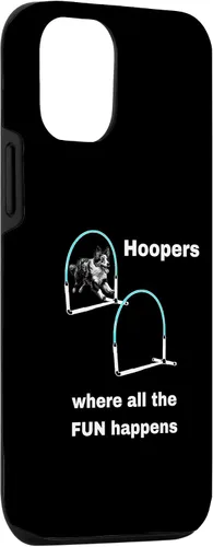 Vista 3 de iPhone 15 Dog Agility Dog Hoopers American Shepherd Case