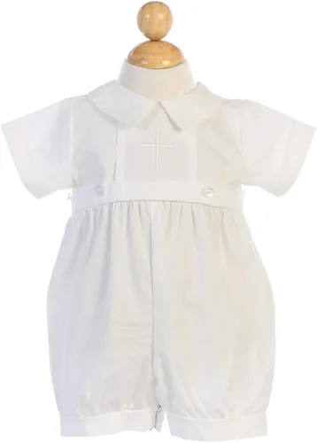 Vista 4 de Trajes de bautismo para niños, traje de bautizo, ropa de bautismo de algodón, ropa de bautismo para niño Bebe