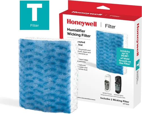 Vista 2 de Honeywell HFT600PF1 Filtro de Mecha de Repuesto T, 1 paquete, Blanco