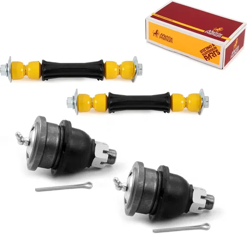 Vista 16 de Metrix Premium Chassis Parts - Juego de 4 piezas de articulación de rótula superior y barra estabilizadora delantera para Ford Ranger RWD 1998-2011